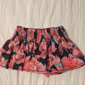 Lulu Lemon Discontinued Print Secret Garden Skort